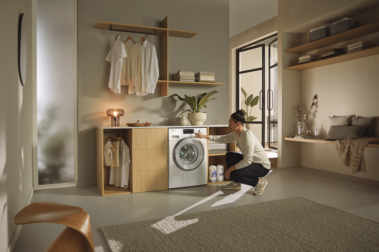 Miele WXF660 WCS TDos Washing Machine Room View 2
