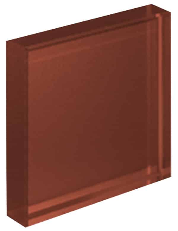 Ideagroup Glass Rosso cuoio