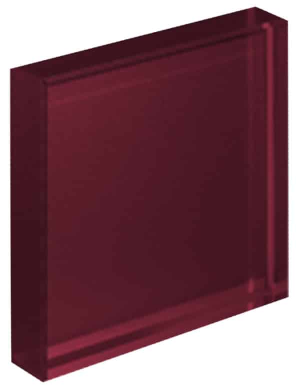 Ideagroup Glass Rosso scuro