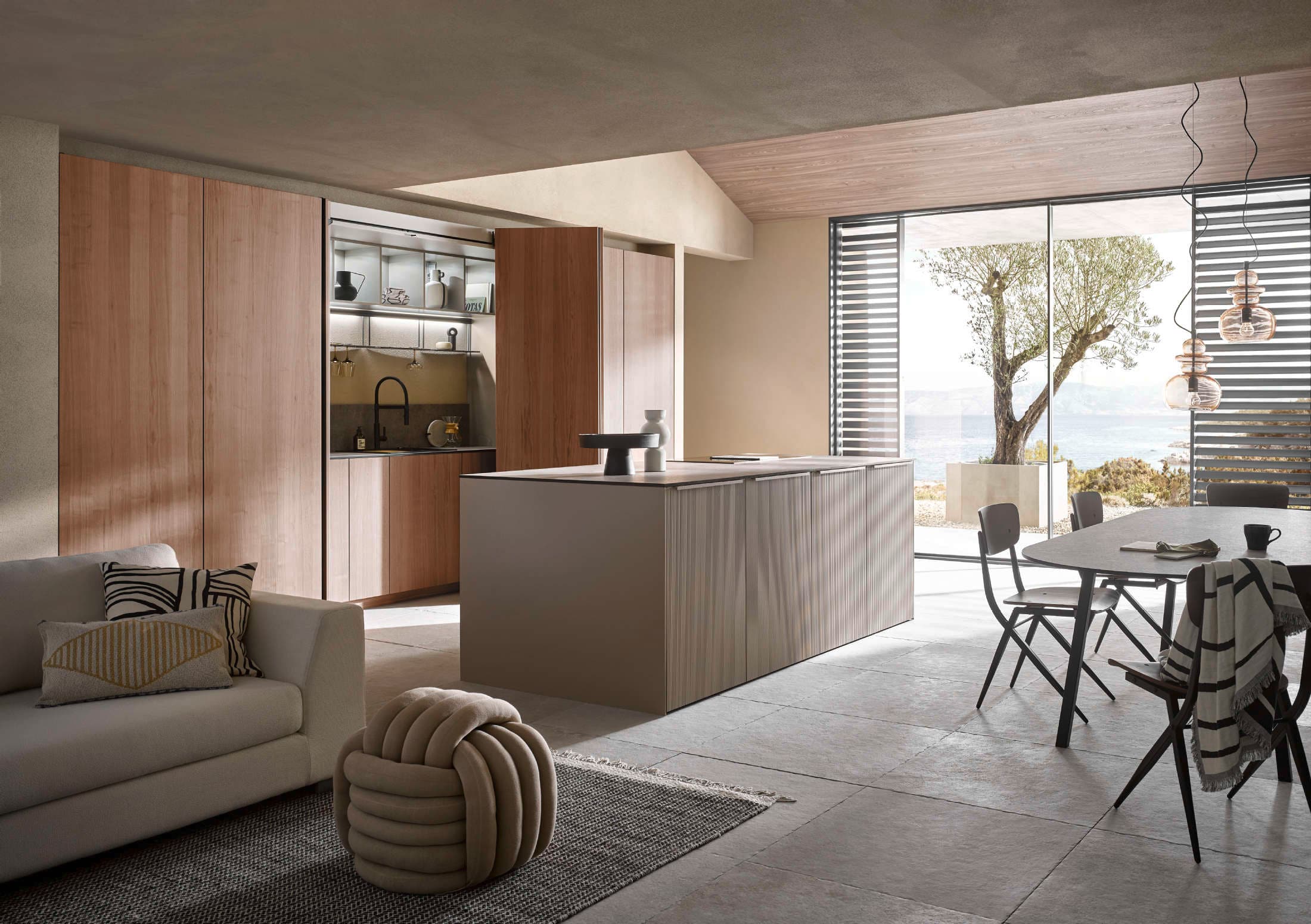 modern home products bauformat-Strassburg-530FG304+Sydney318 Modern kitchen in Sacramento