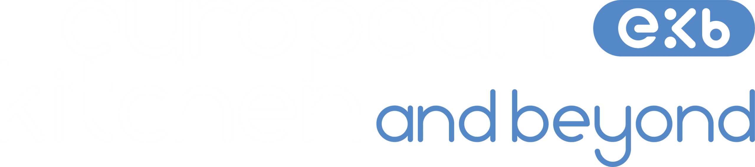 European Kitchen & Beyond Logo white letters